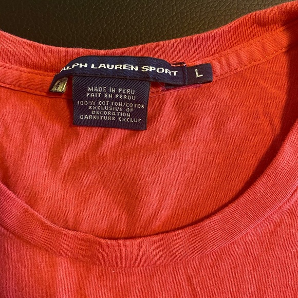 Coral Ralph Lauren tee-NWOT - Picture 2 of 3